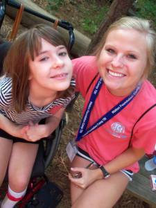 Anne with her counselor, Haley